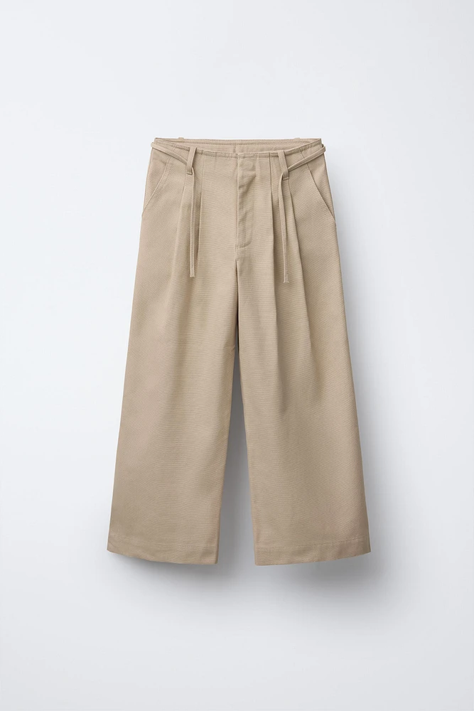 PANTALON FLUIDE À CEINTURE