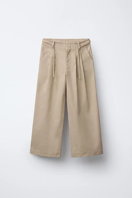 PANTALON FLUIDE À CEINTURE