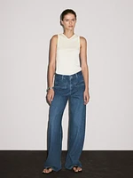 100% cotton T-shirt with contrast detail