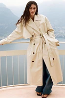 LONG OVERSIZED TRENCH COAT