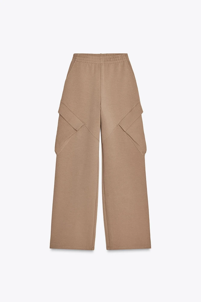 WIDE LEG CARGO PANTS