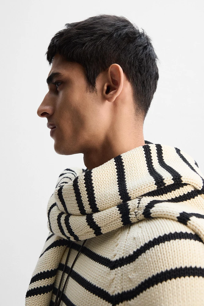 LIMITED EDITION TEXTURED STRIPE SWEATER