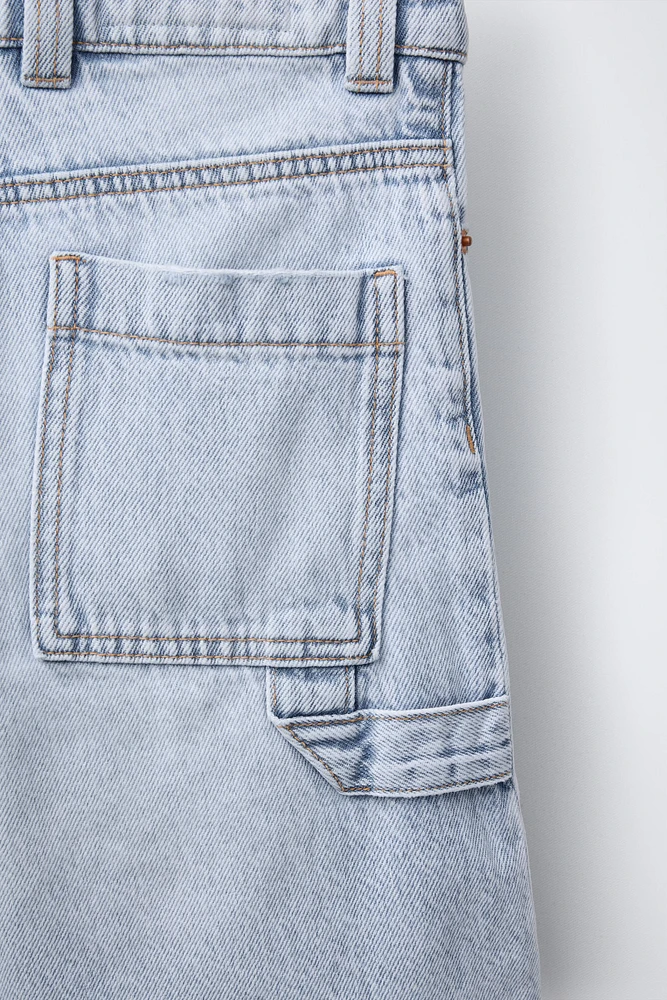 DENIM CARPENTER SHORTS