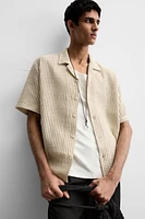 OPEN JACQUARD SHIRT