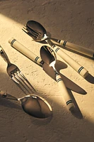 4-PIECE CERAMIC FLATWARE SET