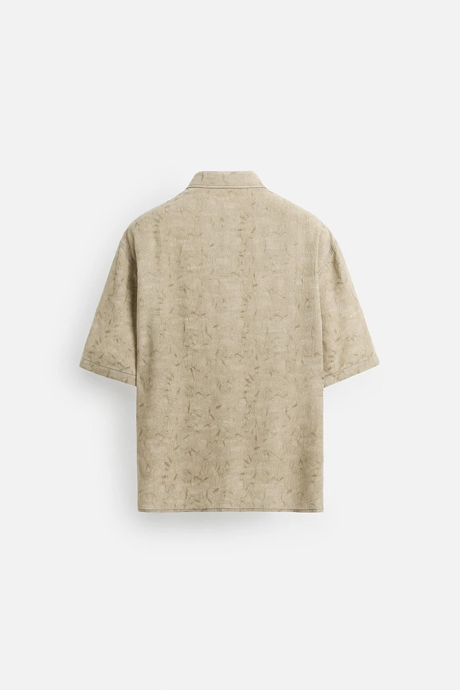 VISCOSE JACQUARD SHIRT