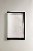 PLACEMAT WITH BLACK BORDER
