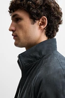 BLOUSON EFFET CIRÉ