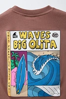 T-SHIRT IMPRIMÉ SURF