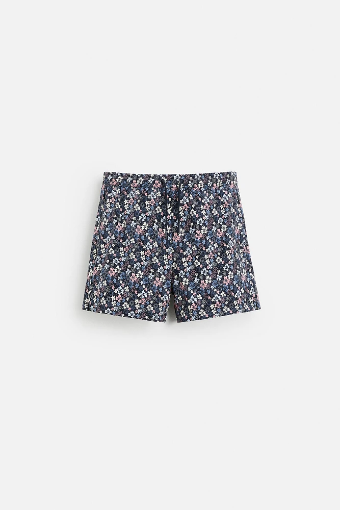 MAILLOT DE BAIN MOYEN IMPRIMÉ FLEURS