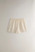 SHORT COTON BRODERIES