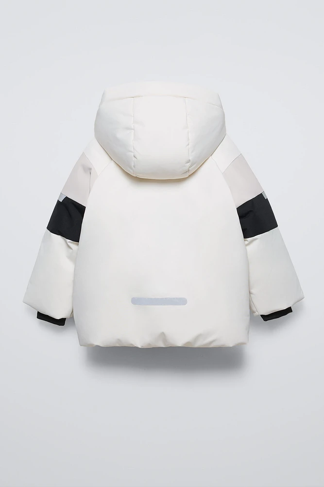 VESTE À CAPUCHE DÉPERLANTE ET COUPE-VENT COLLECTION SKI