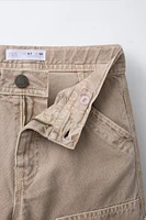 PANTALON CARPENTER À JAMBES LARGES AVEC POCHES