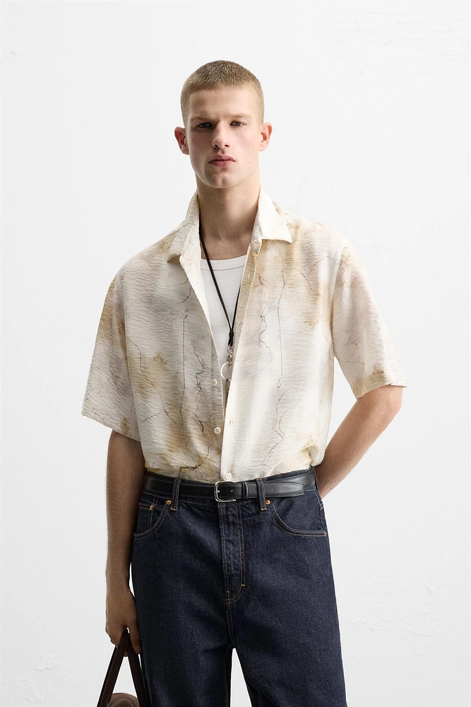 ABSTRACT PRINT SHIRT