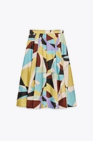 JUPE MIDI IMPRIMÉE ZW COLLECTION
