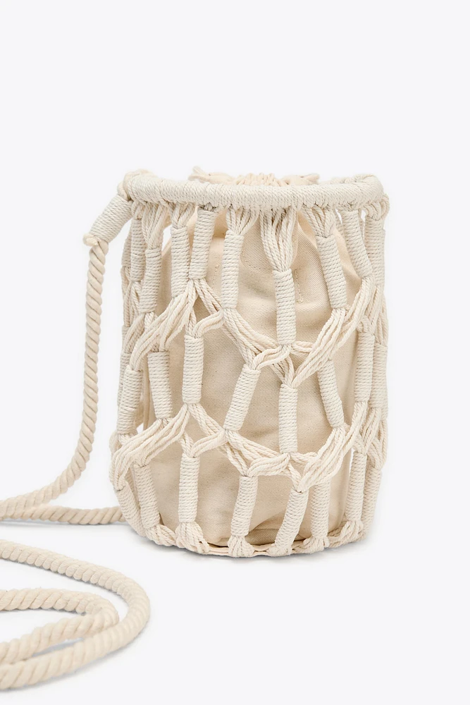 MACRAMÉ CROSSBODY BAG X FANGLU LIN