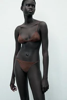 STRUCTURED SILK THONG LIMITED EDITION