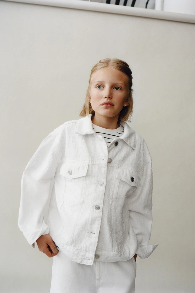 VESTE EN JEAN EFFET USÉ