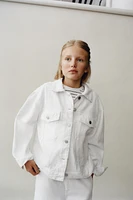 VESTE EN JEAN EFFET USÉ