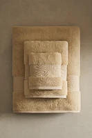 BATH TOWEL WITH MARBLE BORDER
