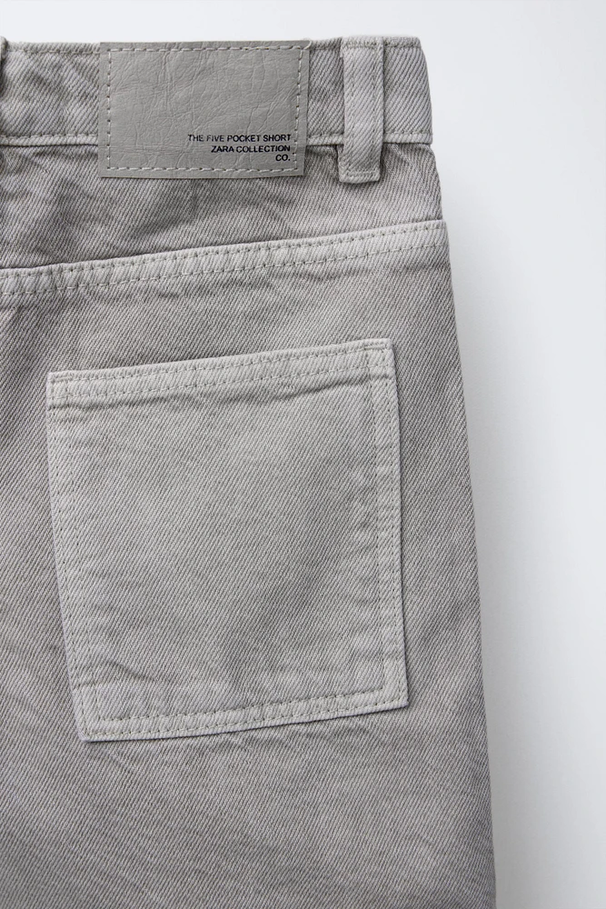 SERGED SKATER SHORTS