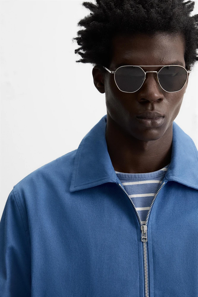 REGULAR FIT COTTON JACKET