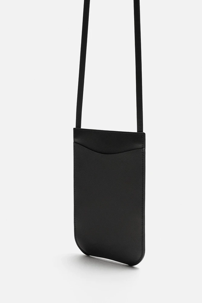 LEATHER CROSSBODY BAG
