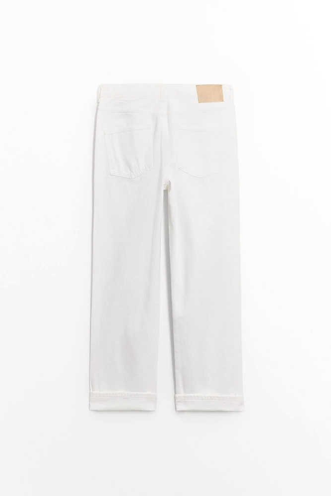 ZW COLLECTION SELVEDGE MID-RISE JEANS