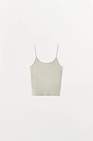 LINEN BLEND TANK TOP
