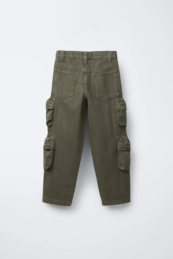 WIDE LEG MULTICARGO PANTS
