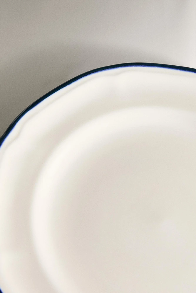 SIDE PLATE WITH CONTRAST RIM