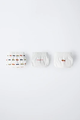 2-6 ANS/ LOT DE TROIS SLIPS CARS © DISNEY