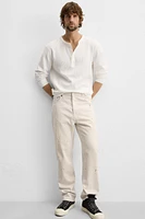 PAINT SPLATTER STRAIGHT FIT JEANS