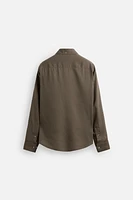 CHEMISE EN COTON ET LYOCELL