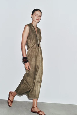 ZW COLLECTION RAMIE BLEND TIE-DYE DRESS