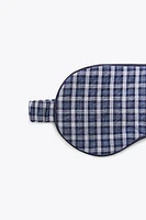 PLAID EYE MASK