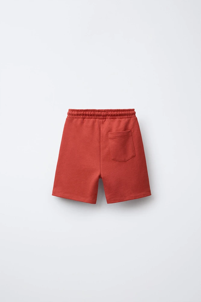 T-SHIRT AND BERMUDA SHORTS SET WITH TEXT