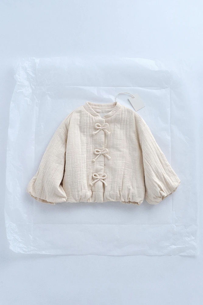 ZARA TIMELESS - VESTE MATELASSÉE LACETS