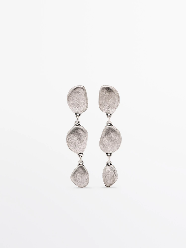 Boucles d’oreilles pendantes feuille