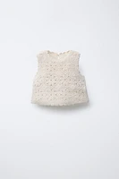 CROCHET KNIT TOP
