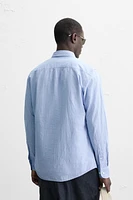 CHEMISE REGULAR FIT EFFET FROISSÉ