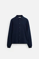 LYOCELL BLEND KNIT SHIRT