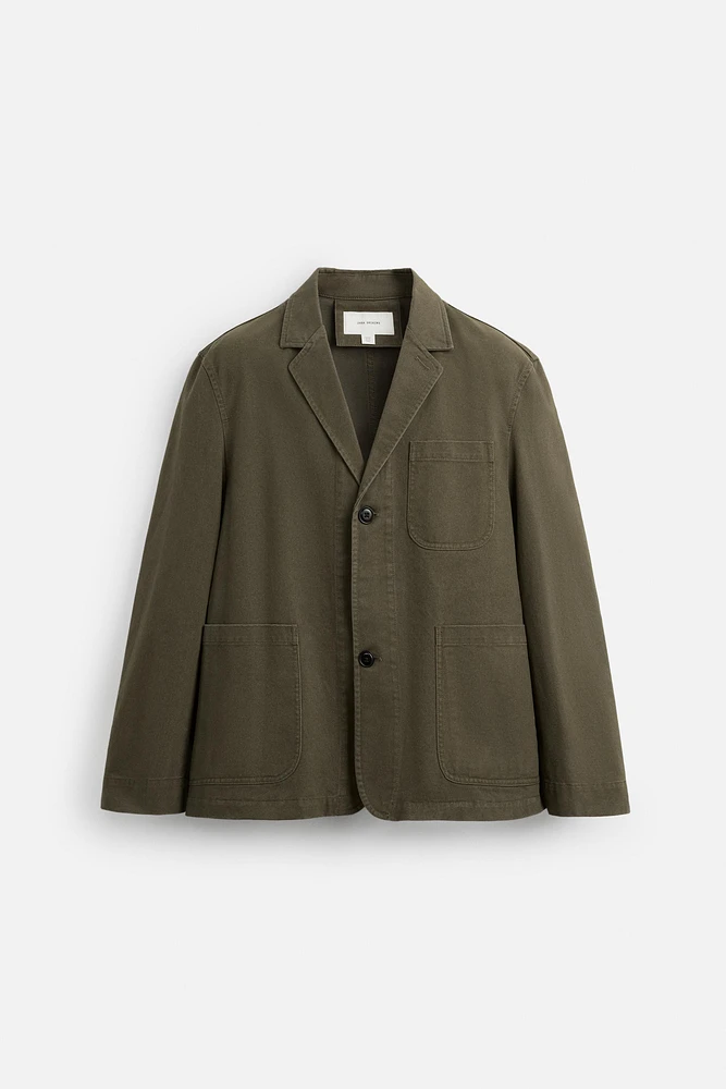WASHED COTTON BLAZER