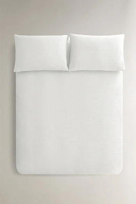 HOUSSE DE COUETTE GAUFRÉE