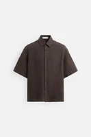 100% WASHED LINEN SHIRT