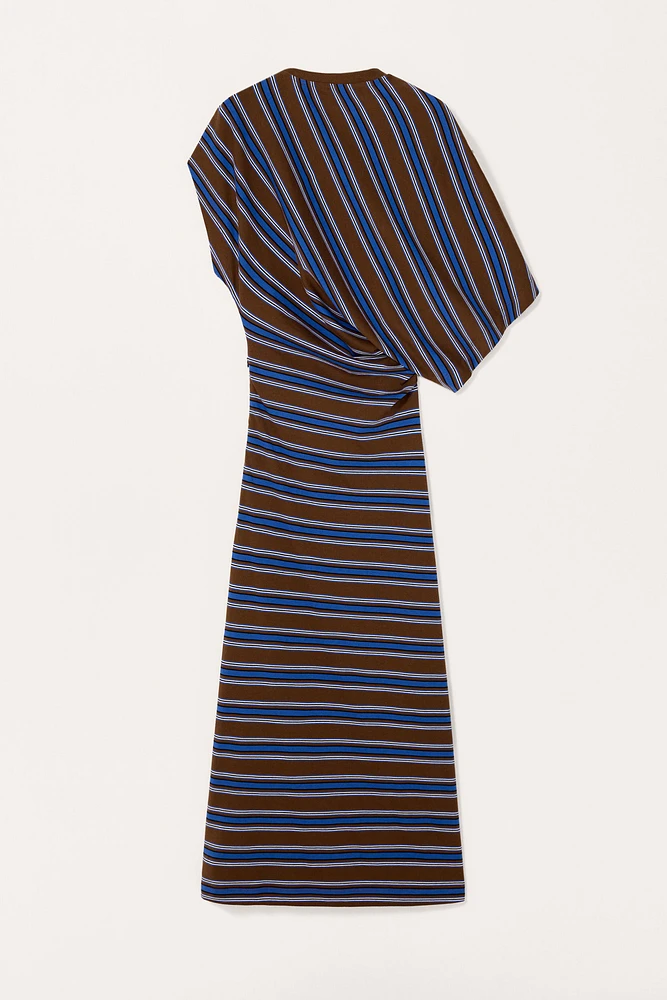 ROBE DRAPÉE RAYURES LIMITED EDITION