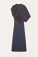 ROBE DRAPÉE RAYURES LIMITED EDITION