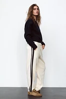 TEXT PRINT SWEATPANTS