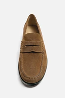 LEATHER SADDLE LOAFERS LIMITED EDITION