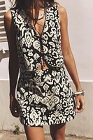 PRINTED SKORT